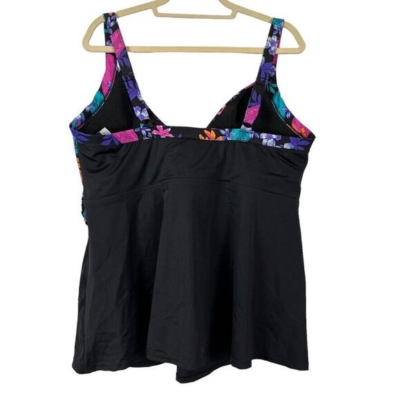 Swimsuits For All Swim Suits Top Tankini Modest Floral Swimwear sz 44DDD - Picture 14 of 16
